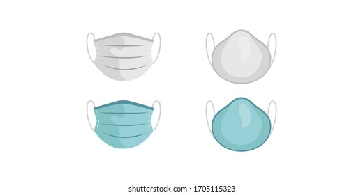 Breathing medical respiratory mask. Pandemic virus protect face masking.