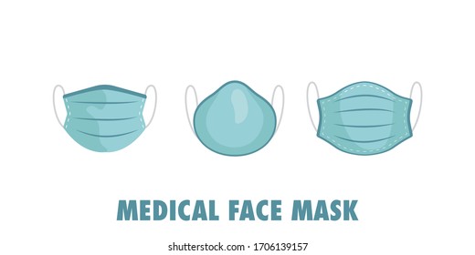 Breathing medical respiratory mask. Pandemic virus protect face masking.