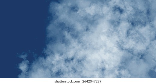 A breathtaking expanse of billowing clouds forming intricate shapes against the endless blue backdrop


