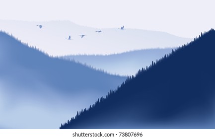 Atemberaubende Berglandschaft