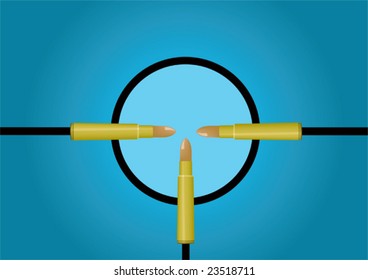 Breech-sight from cartridges