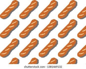 Breed Pattern on a white background