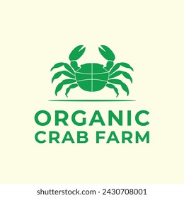 Breeding, raising, and harvesting fish, shellfish. Aquaculture. Farm cultivation of seafood. Seafood farm logo. Organic eco-friendly food nutricion production, farm and sales meat crab, lobster, fish.