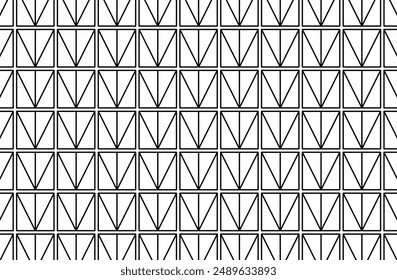 Breeze block pattern, concrete breeze block repeating abstract background, simple geometric pattern, vector illustration for fabric, wrapping and wallpaper