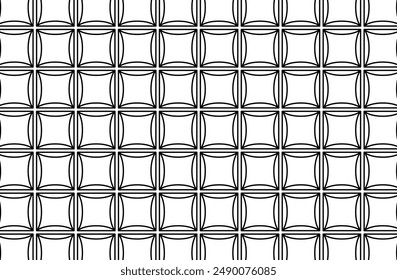 Breeze block pattern, concrete breeze block repeating abstract background, simple geometric pattern, vector illustration for fabric, wrapping and wallpaper