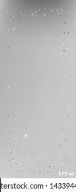 Breezy space and signs confetti. Funny colorific illustration. Background blur. Ultra Wide background art inspire. Colorful pristine abstraction.