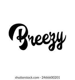 breezy text on white background.