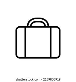 brefcase new icon simple vector