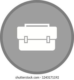 Breifcase Glyph Round Circle Multi color BG