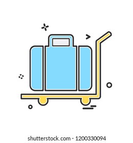 Breifcase icon design vector