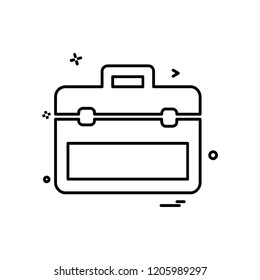 Breifcase icon design vector