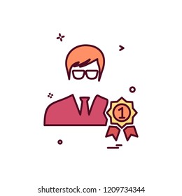 Breifcase icon design vector