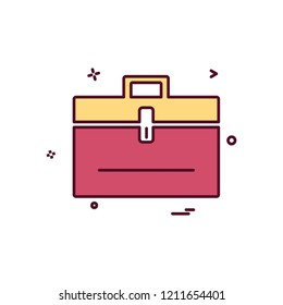 Breifcase icon design vector