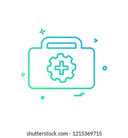 Breifcase icon design vector