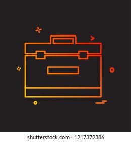 Breifcase icon design vector