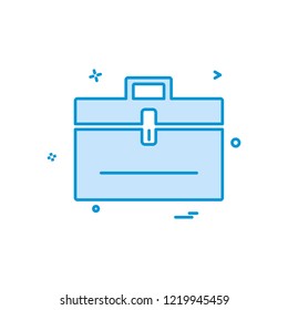 Breifcase icon design vector