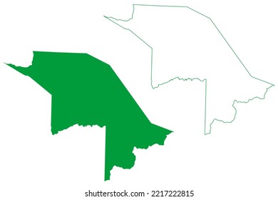 Brejo Santo municipality (Ceará state, Municipalities of Brazil, Federative Republic of Brazil) map vector illustration, scribble sketch Brejo Santo map
