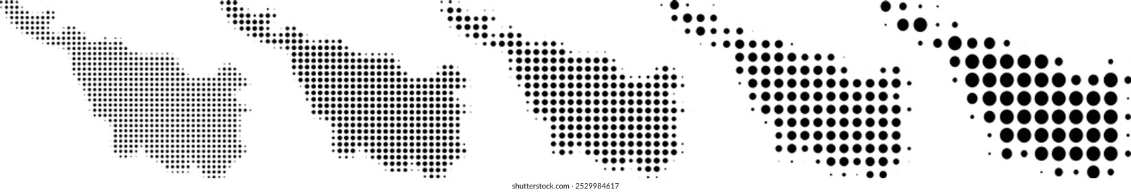 Bremen Mapa meio-tom em diferentes tamanhos.eps
