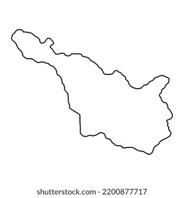 Bremen state map. Vector illustration.