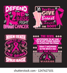 Brest Cancer Quote Set