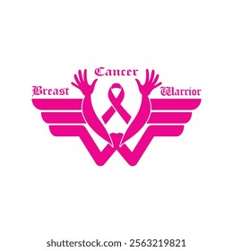 Brest cancer t shirt design illustration