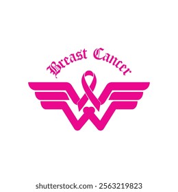 Brest cancer t shirt design illustration