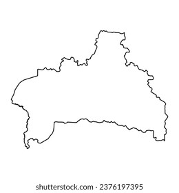 Landkarte der Region Brest, Verwaltungsabteilung von Belarus.