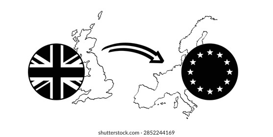 Breturn or Bre-entry, means the possible return of the United Kingdom to the European Union. It is a contraction of Britain plus return. England to Europe, EU. Brexit or breturn. Rejoin, anti Brexit.
