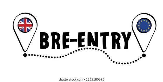 Breturn or Bre-entry, means the possible return of the United Kingdom to the European Union. It is a contraction of Britain plus return. England to Europe, EU. Brexit or breturn. Rejoin, anti Brexit.
