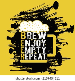 Brew Enjoy Empty Repeat poster