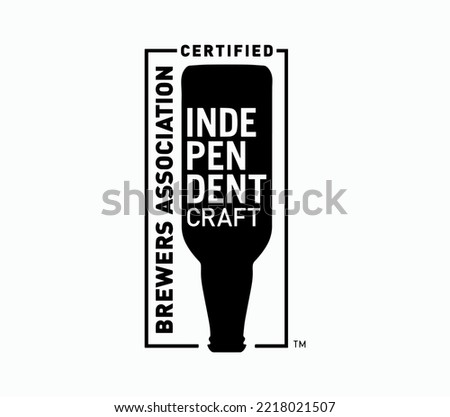 Brewers association certified  vector logo