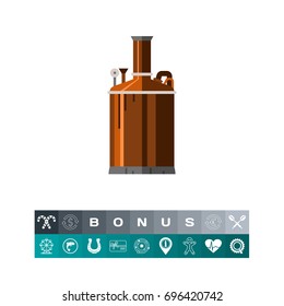 Brewery equipment icon
