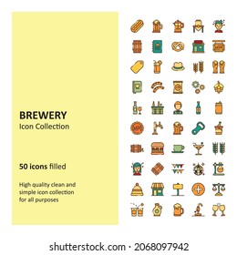 Brewery Filled Icon
High quality clean and simple icon collection for all purposes.