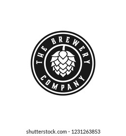 The brewery graphic design template vector illustration