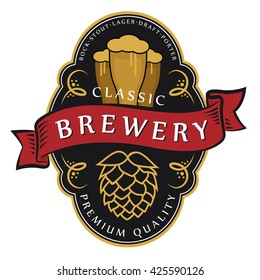 Brewery Logo Stock Vector (Royalty Free) 425590126 | Shutterstock