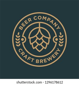 Brewery logo design concept. Universal brewery design.