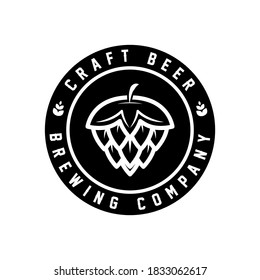 Brewery Logo Design Concept Universal Brewery Stock Vector (Royalty ...