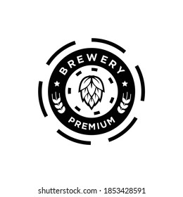 Brewery logo design concept. Universal brewery design.