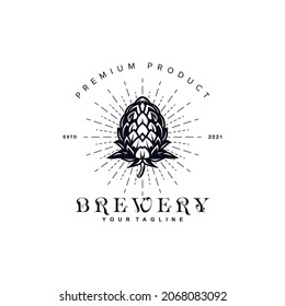 Brewery Logo Design Template Inspiration idea Concept