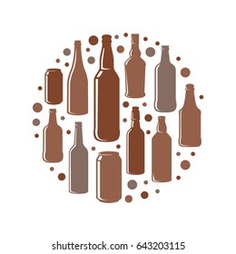 Brewery logo emblem design. vector illustration.