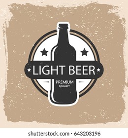 Brewery logo emblem design. vector illustration.