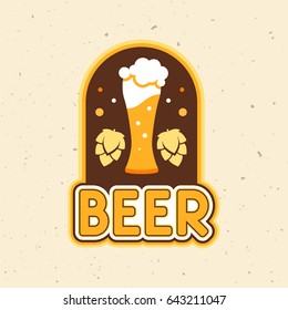 Brewery logo emblem design. vector illustration.