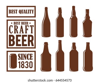 Brewery logo emblem design. vector illustration.