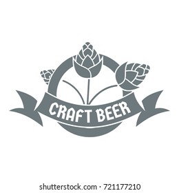 Brewery logo. Simple illustration of brewery vector logo for web