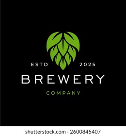 brewery logo vector hipster retro vintage label illustration