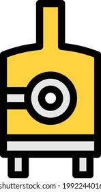 icono de línea de color de vector de cervecería