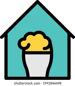 brewery vector color line icon