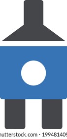 brewery vector glyph color icon
