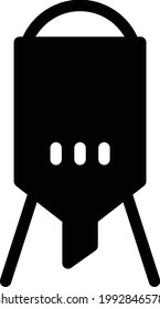 brewery vector glyph flat icon