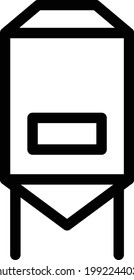 brewery vector thin line icon